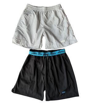 HELLY HANSEN Carlshot Quick Dry Swim Trunk & gym shorts bundle of 2 size Large